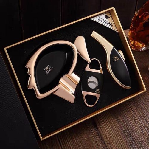 Premium 3-Piece Cigar Accessory Set – Luxury Edition