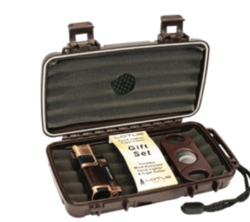 Lotus Cigar Gift Set with Travel Case | Casa Fuego Cigars